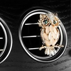 Outlet ???? Car Air Vent Clip Charms, Bling Crystal Owl Car Aromatherapy Essential Oil Diffuser, ???? Women Fashion Car Decoration Charms, Rhinestone Car Bling Accessories ⭐ -Car Seat Covers shop 519vv4NLz8L