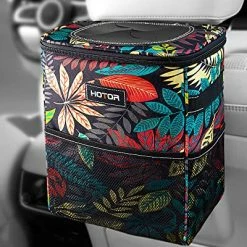 Best Sale ⌛ Car Trash Can With Lid And Storage Pockets, 100% Leak-Proof Car Organizer, Waterproof Car Garbage Can, Multipurpose Trash Bin For Car - Black ???? -Car Seat Covers shop 51A43bfk lL
