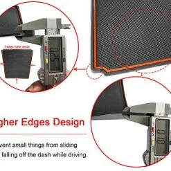 Discount ???? Auovo Dashboard Mats For Subaru Forester Accessories 2019-2023/ Crosstrek 2018-2023 / Impreza 2018-2023 Car Interior Silicone Material Dash Pad Liner (Upgrade,1 Pcs Orange Trim Dashboard Mat) ???? -Car Seat Covers shop 51ANBoEydIL