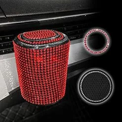 Best Pirce ✨ Bling Car Cigarette Ashtray Air Outlet Ashtray Auto Car Ashtray With Lid Blue LED Light Indicator Smokeless Ash For ???? Women Auto Car Cup Holder(Multi) ???? 20 Best Pirce ✨ Bling Car Cigarette Ashtray Air Outlet Ashtray Auto Car Ashtray With Lid Blue LED Light Indicator Smokeless Ash For ???? Women Auto Car Cup Holder(Multi) ???? -Car Seat Covers shop 51AVLvyuOwL. AC