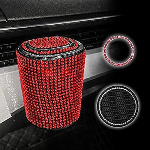 Best Pirce ✨ Bling Car Cigarette Ashtray Air Outlet Ashtray Auto Car Ashtray With Lid Blue LED Light Indicator Smokeless Ash For ???? Women Auto Car Cup Holder(Multi) ???? 11 Best Pirce ✨ Bling Car Cigarette Ashtray Air Outlet Ashtray Auto Car Ashtray With Lid Blue LED Light Indicator Smokeless Ash For ???? Women Auto Car Cup Holder(Multi) ???? - Image 9