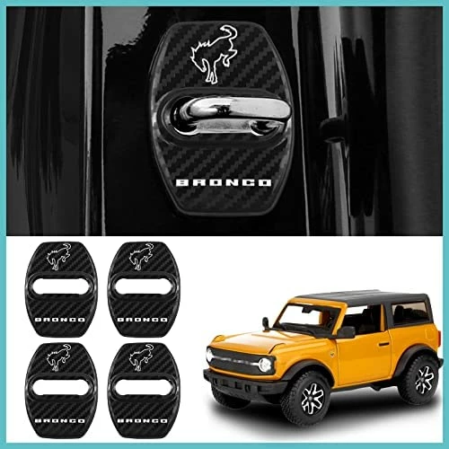 Flash Sale ???? HLmmby For Bronco Accessories 2 Door 4 Door Lock Cover Stainless Steel Door Arm Protection Cover Trim Interior Accessories Door Lock Latchs Cover For Ford Bronco 2022 2021(Black) ✔️ 10 Flash Sale ???? HLmmby For Bronco Accessories 2 Door 4 Door Lock Cover Stainless Steel Door Arm Protection Cover Trim Interior Accessories Door Lock Latchs Cover For Ford Bronco 2022 2021(Black) ✔️ - Image 8