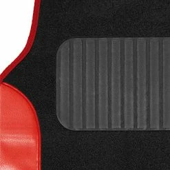 Cheapest ???? Forza Series Red Seat Covers Full Set Combo With Car Floor Mats – Front And Rear Bench Seat Cover & Floor Mat Protector Set, Interior Covers For Auto Truck Van SUV ✨ -Car Seat Covers shop 51AaGlvOMRL