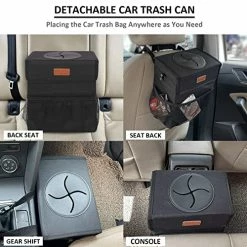 Cheap ???? Car Trash Can For Car Cute, Car Trash Bag Bin Hanging Waterproof Automotive Car Garbage Cans Leak Proof Vehicle Trash Can Blac ???? -Car Seat Covers shop 51BHxcdhpaL