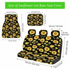 Promo ???? 26 Pieces Sunflower Car Accessories,Sunflower Car Seat Covers Full Set Floor Car Mat Steering Wheel Cover Seat Belt Shoulder Pads Center Armrest Pad Gear Cover Handbrake Cover Car Interior Decor ???? 7 Promo ???? 26 Pieces Sunflower Car Accessories,Sunflower Car Seat Covers Full Set Floor Car Mat Steering Wheel Cover Seat Belt Shoulder Pads Center Armrest Pad Gear Cover Handbrake Cover Car Interior Decor ???? -Car Seat Covers shop 51BSYgz3ZrL