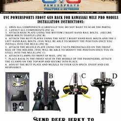 Buy ???? UVC POWERSPORTS Mule PRO FXT Gun Mount ⌛ 11 Buy ???? UVC POWERSPORTS Mule PRO FXT Gun Mount ⌛ -Car Seat Covers shop 51BaqSvPFYL