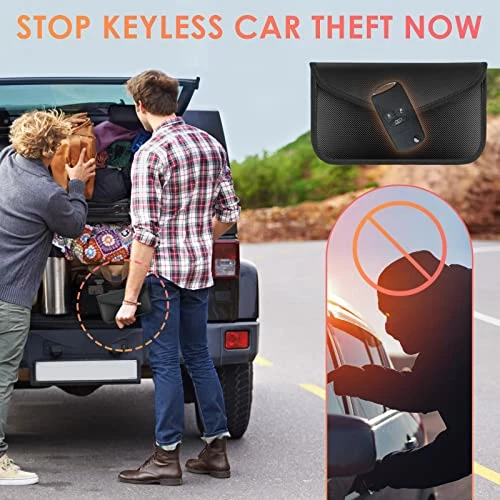 Discount ???? 2 Pack Faraday Bags For Car Keys And Cell Phone, Signal Blocking Key Pouch, Anti Theft Car Protection, Cell Phone WiFi/GSM/LTE/NFC/RFID/Keyless Entry Fob Signal Blocking Pouch Black ⌛ 5 Discount ???? 2 Pack Faraday Bags For Car Keys And Cell Phone, Signal Blocking Key Pouch, Anti Theft Car Protection, Cell Phone WiFi/GSM/LTE/NFC/RFID/Keyless Entry Fob Signal Blocking Pouch Black ⌛ - Image 3