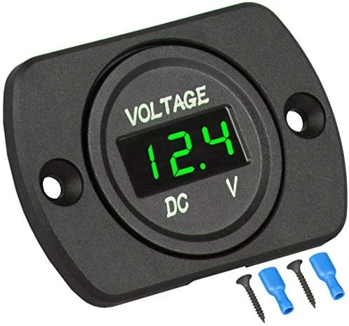 Flash Sale ???? DC 12V 24V Car Voltmeter LED Digital Display Voltmeter Panel, Waterproof Digital Round Panel Voltage Tester Gauge Meter With Terminals For Boat Marine Vehicle Motorcycle Truck ATV UTV (Blue Light) Gr ❤️ 13 Flash Sale ???? DC 12V 24V Car Voltmeter LED Digital Display Voltmeter Panel, Waterproof Digital Round Panel Voltage Tester Gauge Meter With Terminals For Boat Marine Vehicle Motorcycle Truck ATV UTV (Blue Light) Gr ❤️ - Image 11