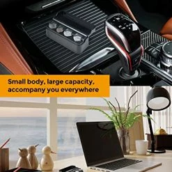 New ???? Coin Holder For Car Change Organizer Universal Storage Coin Money Dispenser Compatible With Most Car Trucks Accessories(Black, 1 Pack) ???? -Car Seat Covers shop 51CJSBXdkkL