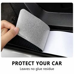 Deals ???? NHHC 4Pcs Car Door Sill Protector,Sport Carbon Fiber Threshold Anti-Scratch Sticker Door Edge Protection Decorate,Auto Interior Accessories Self-Adhesive Anti-Scratch (Carbon Fibre) ???? -Car Seat Covers shop 51CPuI5SFNL