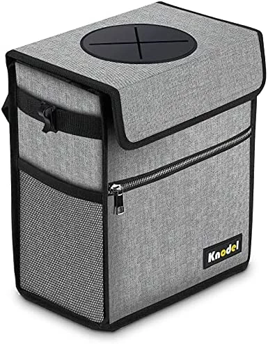 Best deal ???? Car Trash Can With Lid, Leak-Proof Car Garbage Can With Storage Pockets, Waterproof Auto Garbage Bag Hanging For Headrest (Small, Black) ???? 6 Best deal ???? Car Trash Can With Lid, Leak-Proof Car Garbage Can With Storage Pockets, Waterproof Auto Garbage Bag Hanging For Headrest (Small, Black) ???? - Image 4