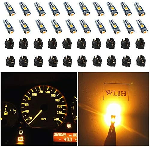 Promo ❤️ 74 Led Bulb Dash Lights Super Bright T5 2721 37 70 286 Wedge PC74 Twist Socket Automotive Instrument Panel Gauge Light Kits Cluster Shift Indicator Bulbs White Pack Of 20 ⌛ 12 Promo ❤️ 74 Led Bulb Dash Lights Super Bright T5 2721 37 70 286 Wedge PC74 Twist Socket Automotive Instrument Panel Gauge Light Kits Cluster Shift Indicator Bulbs White Pack Of 20 ⌛ - Image 10