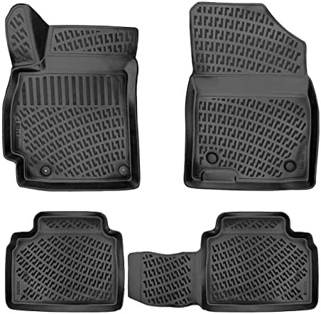 Best Sale ???? Custom Fit Floor Mats Compatible With Hyundai Elantra 2017 - 2020 3D Laser Measured 1st & 2nd Row Floor Liners All Weather Odorless Non-Slip TPE Car Mats (Front & Rear, Black) ???? 17 Best Sale ???? Custom Fit Floor Mats Compatible With Hyundai Elantra 2017 - 2020 3D Laser Measured 1st & 2nd Row Floor Liners All Weather Odorless Non-Slip TPE Car Mats (Front & Rear, Black) ???? - Image 15