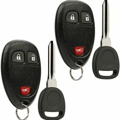 Wholesale ???? Car Key Fob Keyless Entry Remote With Ignition Key Fits Chevy Silverado Avalanche Traverse/GMC Sierra Acadia/Pontiac Torrent/Suzuki XL-7, Set Of 2 G-416 46-key [2] ???? -Car Seat Covers shop 51E 0RWRdML. AC