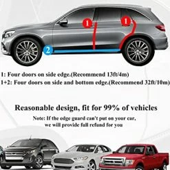 Cheapest ⌛ 13Ft(4M) Door Edge Guard Black Car Door Edge Guards Door Edge Protector For Cars Rubber Auto Door Trim U Shape Build In Metal Sheet No Need Adhesive Easy To Cut Door Guards For Most Cars ⭐ -Car Seat Covers shop 51E9nIK9p1L
