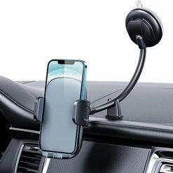 Cheap ???? Cell Phone Holder For Car Phone Mount Long Arm Dashboard Windshield Car Phone Holder Strong Suction Anti-Shake Stabilizer Phone Car Holder Compatible With All Phone Android Smartphone Grey ???? -Car Seat Covers shop 51F1vtVbtWL. AC