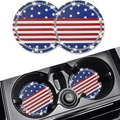 Best deal ❤️ Car Coasters, Senose Bling Car Accessories For ???? Women, Universal 2.75" Anti-Slip Silicone Cup Holder Coasters For Car, Cute Diamond Vehicle Interior Decor (Black Pink/2 Pack) Pink-2 Pc ???? -Car Seat Covers shop 51FFVna7rpL. AC