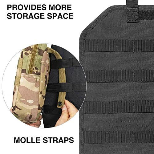 Discount ✨ EZshoot 2PCS Tactical Car Seat Back Gun Rack Holder Organizer With Molle Panel Front Seatback Cover Storage Bag, Gun Rack For Truck, Black/Camo ⭐ 7 Discount ✨ EZshoot 2PCS Tactical Car Seat Back Gun Rack Holder Organizer With Molle Panel Front Seatback Cover Storage Bag, Gun Rack For Truck, Black/Camo ⭐ - Image 5
