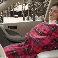 Best reviews of ⭐ Car Cozy 2 - 12-Volt Heated Travel Blanket (Red Plaid, 58" X 42") With Patented Safety Timer By ???? -Car Seat Covers shop 51GL2B1iwPL