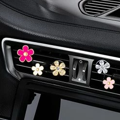 Best deal ✨ 8 PCS Cute Car Decoration Flower Air Vent Clip Air Conditioning Outlet Clip,Daisy Car Air Freshener Clip Car Interior Decor Charm Bling Car Interior Accessories For ???? Girls ???? Women(5 Packs Fragrance Pads) ???? -Car Seat Covers shop 51GYbrqkR6L