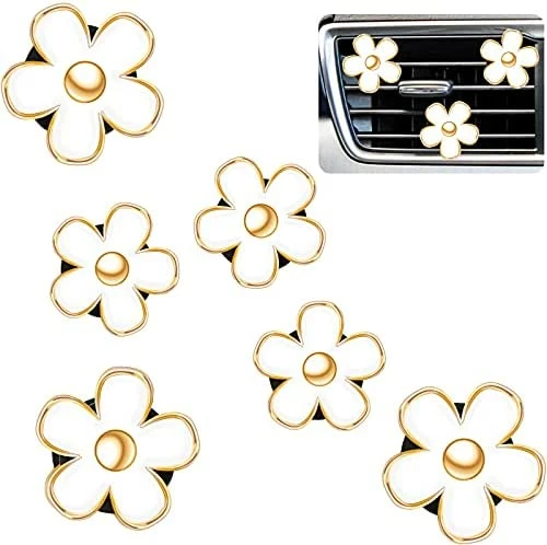 Deals ???? 6 Pcs Daisy Flower Air Vent Clip Air Conditioning Outlet Clip Car Air Freshener Clip Charm Car Inter Decor Accessories (Red, Pink, White,3 Cm, 3.3 Cm) ⭐ 15 Deals ???? 6 Pcs Daisy Flower Air Vent Clip Air Conditioning Outlet Clip Car Air Freshener Clip Charm Car Inter Decor Accessories (Red, Pink, White,3 Cm, 3.3 Cm) ⭐ - Image 13