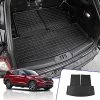 Best Pirce ???? Fit 2020-2023 Ford Explorer Cargo Liner TPE Seat Back Mat Rear Trunk Mat For 6&7 Passenger 2022 Explorer Accessories (Trunk Mats With Backrest Mat) ???? -Car Seat Covers shop 51HXfaR96BL