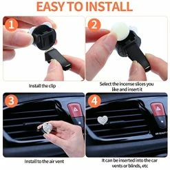 Top 10 ⌛ 16 Pack Bling Heart Shaped Air Vent Clips Crystal Car Diffuser Clip Rhinestone Fresheners Cute Accessories Interior Decoration For ???? Women, Whit ???? -Car Seat Covers shop 51HfNegXWhL