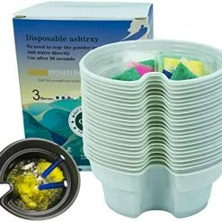 Discount ???? 30pcs Disposable Ashtrays For Car With Ash Absorbing Sand - Reduce Ash Raising - Fast Extinguishing (white) ???? -Car Seat Covers shop 51HzOwBctL. AC