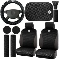 New ???? Tallew Pink Car Accessories Set Car Seat Covers Full Set Steering Wheel Cover Headrest Cover Center Console Pad Cup Cup Holders Seat Belt Pads Gear Cover For ???? Women Girl Car Interior Decor (Front Set) ???? 17 New ???? Tallew Pink Car Accessories Set Car Seat Covers Full Set Steering Wheel Cover Headrest Cover Center Console Pad Cup Cup Holders Seat Belt Pads Gear Cover For ???? Women Girl Car Interior Decor (Front Set) ???? -Car Seat Covers shop 51I22yTtQYL. AC