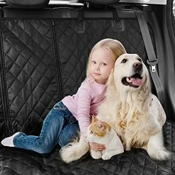 Deals ???? Dog Car Seat Cover For Back Seat Cover For Kids,Non Stick Fur Rear Seat Protector For Pet,Nonslip Waterproof Durable Universal Fit Interior Backseat Covers For Auto Van SUV Black ✨ -Car Seat Covers shop 51IlvuJ0AUS