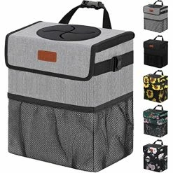 Cheap ???? Car Trash Can For Car Cute, Car Trash Bag Bin Hanging Waterproof Automotive Car Garbage Cans Leak Proof Vehicle Trash Can Blac ???? -Car Seat Covers shop 51IsYj2X8L