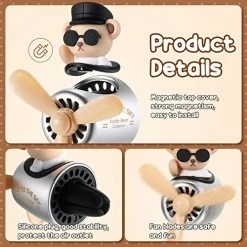 Budget ???? 5 Pcs Car Air Fresheners Cartoon Bear Pilot Cute Diffuser Rotating Propeller Vent Accessories Ornament Outlet Yellow Duck Fan Smell Clips For Perfume Automotive Decoration ❤️ 12 Budget ???? 5 Pcs Car Air Fresheners Cartoon Bear Pilot Cute Diffuser Rotating Propeller Vent Accessories Ornament Outlet Yellow Duck Fan Smell Clips For Perfume Automotive Decoration ❤️ -Car Seat Covers shop 51J3wJxspJL 1