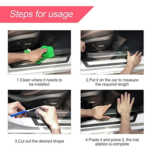 Best Sale ???? BLAU GRUN Car Door Entry Guard, Clear Trim Guard/Cover For Car Door Sill, Edge, Rear Bumper, Anti-Collision Protector Film Universal For Most Cars, Vehicles, SUVs (2" X 394", Transparent) ???? 4 Best Sale ???? BLAU GRUN Car Door Entry Guard, Clear Trim Guard/Cover For Car Door Sill, Edge, Rear Bumper, Anti-Collision Protector Film Universal For Most Cars, Vehicles, SUVs (2" X 394", Transparent) ???? - Image 2