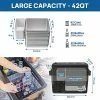 Budget ???? 12 Volt Refrigerator, 42 Quart / 40L Portable Freezer (-4℉~50℉) With 12/24V DC And 110V AC, Car Fridge With Compressor For Van, Truck, Vehicle, Camping, Road Trip, Outdoor And Home ????