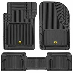 Wholesale ???? CAMT-8303 Heavy Duty Car Mats All Weather ToughLiner Floor Mat For Auto Truck SUV & Van, Full Custom Trim To Fit Rubber Liners, Total Protection, Black ????