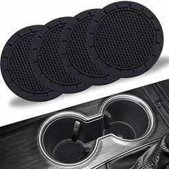 Best reviews of ???? Car Cup Holder Coaster, PVC Car Coaster, 4 Pack Universal Auto Anti Slip Cup Holder Insert Coaster, Car Interior Accessories - Black ???? -Car Seat Covers shop 51K5fpqHKLL. AC