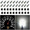 Promo ❤️ 74 Led Bulb Dash Lights Super Bright T5 2721 37 70 286 Wedge PC74 Twist Socket Automotive Instrument Panel Gauge Light Kits Cluster Shift Indicator Bulbs White Pack Of 20 ⌛ -Car Seat Covers shop 51K6ppFoa6L