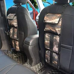 Outlet ✨ Seat Back Gun Rack, Camo Backseat Gun Sling Bag With Storage For Car Jeep Pickup Truck SUV Tote 2 Long Guns, Outdoor Camouflage Safety Carrying Organizer Holder For Hunting Rifles Shotgun Plant Camo ???? -Car Seat Covers shop 51KMO55TXZL. AC