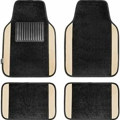 Hot Sale ???? 14407GRAY Universal Fit Premium Carpet Gray Automotive Floor Mats Fits Most Cars, SUVs, And Trucks With Driver Heel Pad, Full Set ???? -Car Seat Covers shop 51KUWsxl2KL. AC