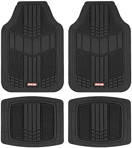 Promo ???? DualFlex Two-Tone Sport Design All-Weather Rubber Floor Mats For Car, Truck, Van & SUV - Waterproof Front & Rear Liners With Drainage Channels Blu ???? 9 Promo ???? DualFlex Two-Tone Sport Design All-Weather Rubber Floor Mats For Car, Truck, Van & SUV - Waterproof Front & Rear Liners With Drainage Channels Blu ???? - Image 7