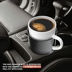 Discount ???? Mart Kup Car Cup Holder Expander - Fits Hydro Flasks 32/40 Oz, Nalgene, Yeti & Large Bottles Up To 3.8 Inches Wide - Fits Cup Holder For Car Up To 3.2 Inches Wide Black ???? -Car Seat Covers shop 51KwmOOLfZL