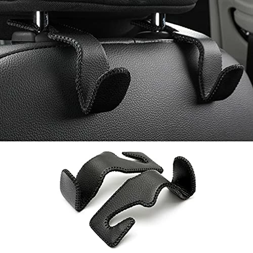 Best deal ???? Black Superior Leather Car Seat Back Headrest Hooks, Auto Seat Hook Hangers Interior Accessories For Purse ???? Coats Umbrellas Grocery Bags ???? Handbag, 2-Pack Black 2-pack ???? 6 Best deal ???? Black Superior Leather Car Seat Back Headrest Hooks, Auto Seat Hook Hangers Interior Accessories For Purse ???? Coats Umbrellas Grocery Bags ???? Handbag, 2-Pack Black 2-pack ???? - Image 4