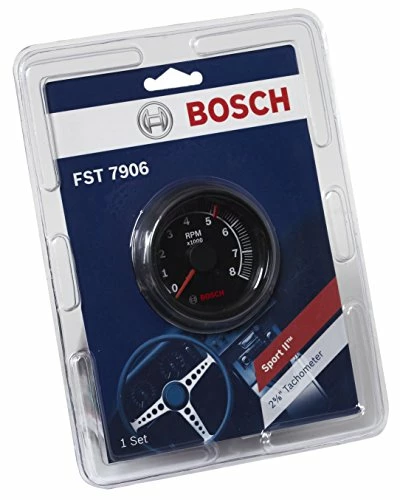 Top 10 ???? Bosch SP0F000025 Sport II 2-5/8" Tachometer (Black Dial Face, Black Bezel) ???? 4 Top 10 ???? Bosch SP0F000025 Sport II 2-5/8" Tachometer (Black Dial Face, Black Bezel) ???? - Image 2