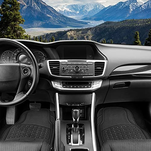 New ???? Original ProLiner 3 Piece Heavy Duty Front & Rear Rubber Floor Mats For Car SUV Van & Truck, Black - All Weather Floor Protection Fits Most Vehicles ???? 4 New ???? Original ProLiner 3 Piece Heavy Duty Front & Rear Rubber Floor Mats For Car SUV Van & Truck, Black - All Weather Floor Protection Fits Most Vehicles ???? - Image 2