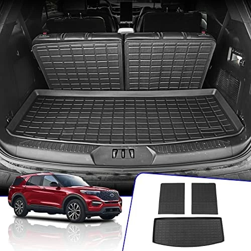 Best Pirce ???? Fit 2020-2023 Ford Explorer Cargo Liner TPE Seat Back Mat Rear Trunk Mat For 6&7 Passenger 2022 Explorer Accessories (Trunk Mats With Backrest Mat) ???? 9 Best Pirce ???? Fit 2020-2023 Ford Explorer Cargo Liner TPE Seat Back Mat Rear Trunk Mat For 6&7 Passenger 2022 Explorer Accessories (Trunk Mats With Backrest Mat) ???? - Image 7