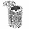 Discount ???? Bling Ashtray For Car, Portable Car Ashtray With Lid, Smokeless Ashtray Detachable Car Cigarette Ashtray, Mini Car Trash Crystal Diamond Car Ashtray For Cup Holder Home Office Travel (Silver) ???? -Car Seat Covers shop 51MP5JS9rcL