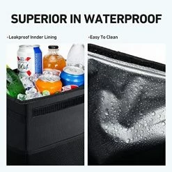 Cheapest ???? Car Trash Can With Lid And Storage Pockets, Leak-Proof Waterproof Car Garbage Can Large Opening, Multipurpose Folding Trash Bin For Ca ???? -Car Seat Covers shop 51MPXEgdwxL