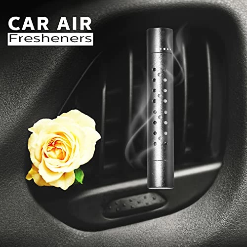 Cheap ✨ 4 Pieces Car Vent Clip Cylindrical Essential Oil Car Diffuser Vent Clip With 20 Refill Sticks For Automotive Car Home Office Bedroom Fragrance Deco ???? 4 Cheap ✨ 4 Pieces Car Vent Clip Cylindrical Essential Oil Car Diffuser Vent Clip With 20 Refill Sticks For Automotive Car Home Office Bedroom Fragrance Deco ???? - Image 2
