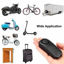 Promo ???? Wsdcam 113dB Bike Alarm Wireless Vibration Motion Sensor Waterproof Motorcycle Alarm With Remote ???? -Car Seat Covers shop 51MVmFAVc6L