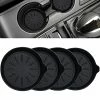 Promo ???? Car Coasters For Cup Holder Silicone Car Cup Holder Coasters Pack Of 4 ???? 2 Promo ???? Car Coasters For Cup Holder Silicone Car Cup Holder Coasters Pack Of 4 ???? -Car Seat Covers shop 51N21SO62uL